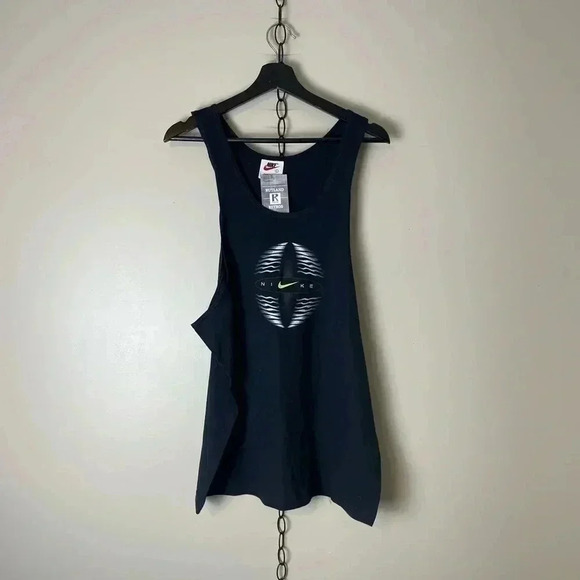 Vintage Nike Spellout Tank  Top Large - Picture 1 of 6